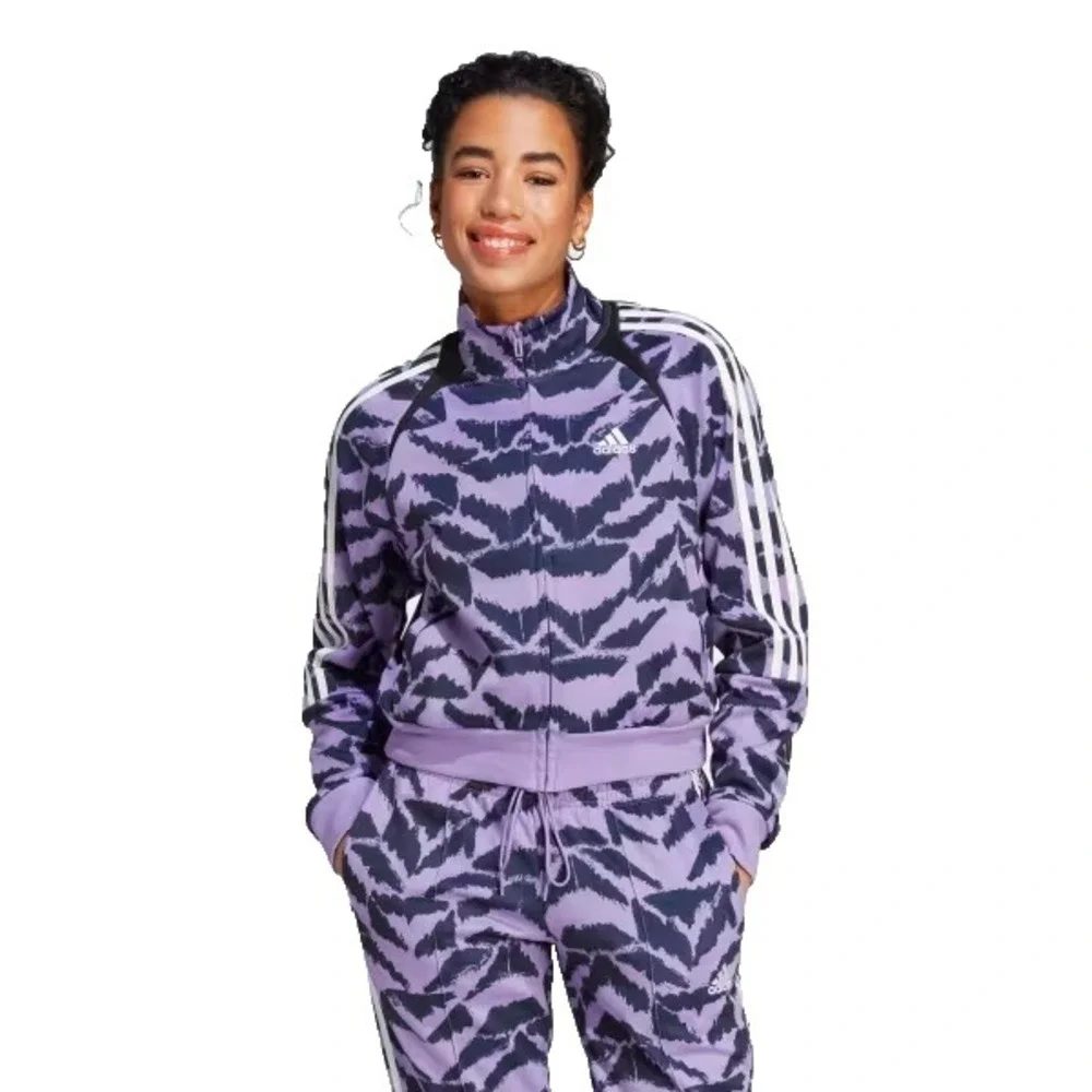 Adidas Tiro Suit Up Track Suit Women's Large Violet Fusion Activewear Athleisure - Picture 3 of 14